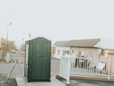 Professional portable toilet for construction services in Evansville
